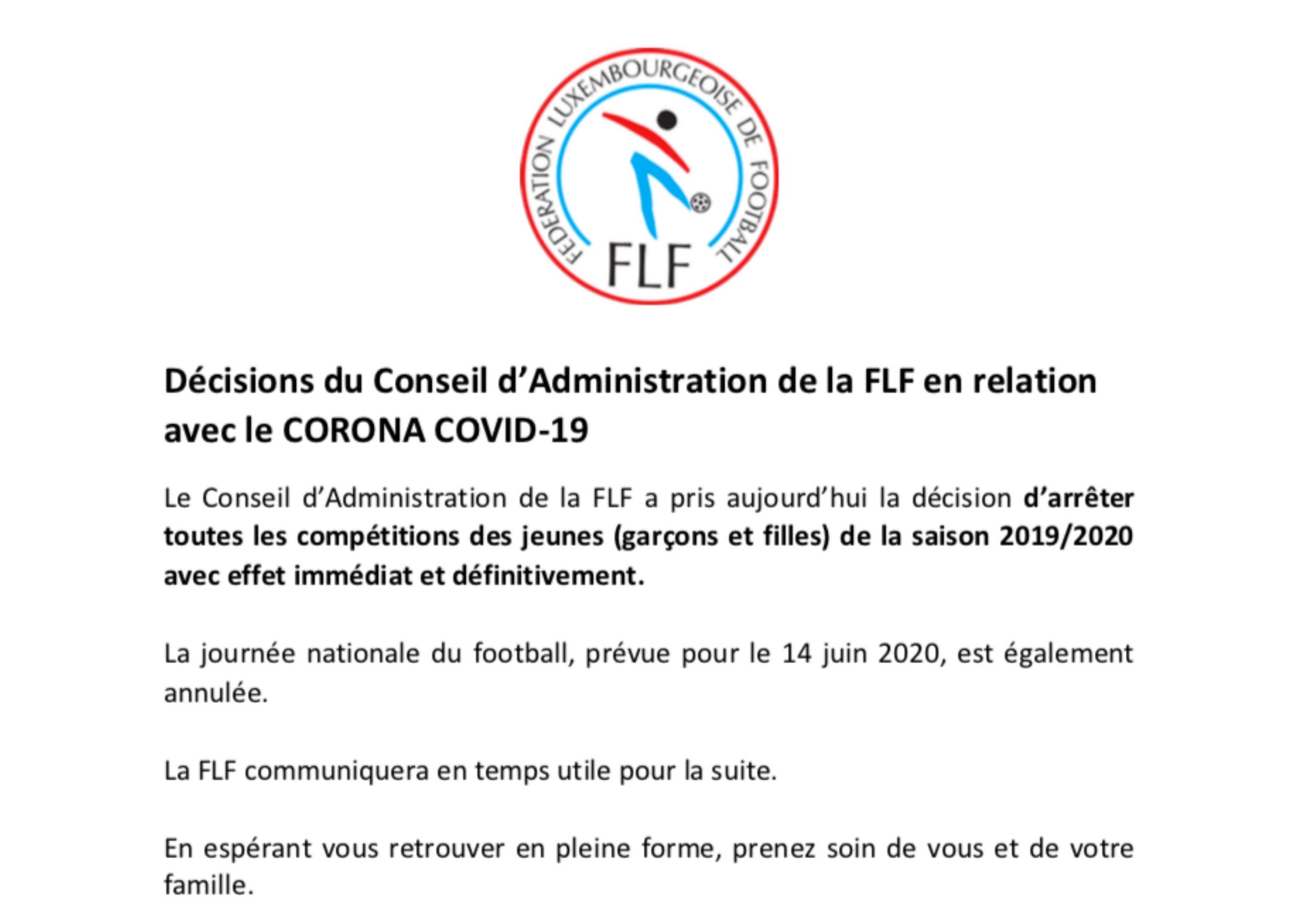 annulation championnat jeunes 2e tour