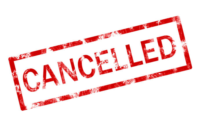 Events Cancelled Events Cancelled