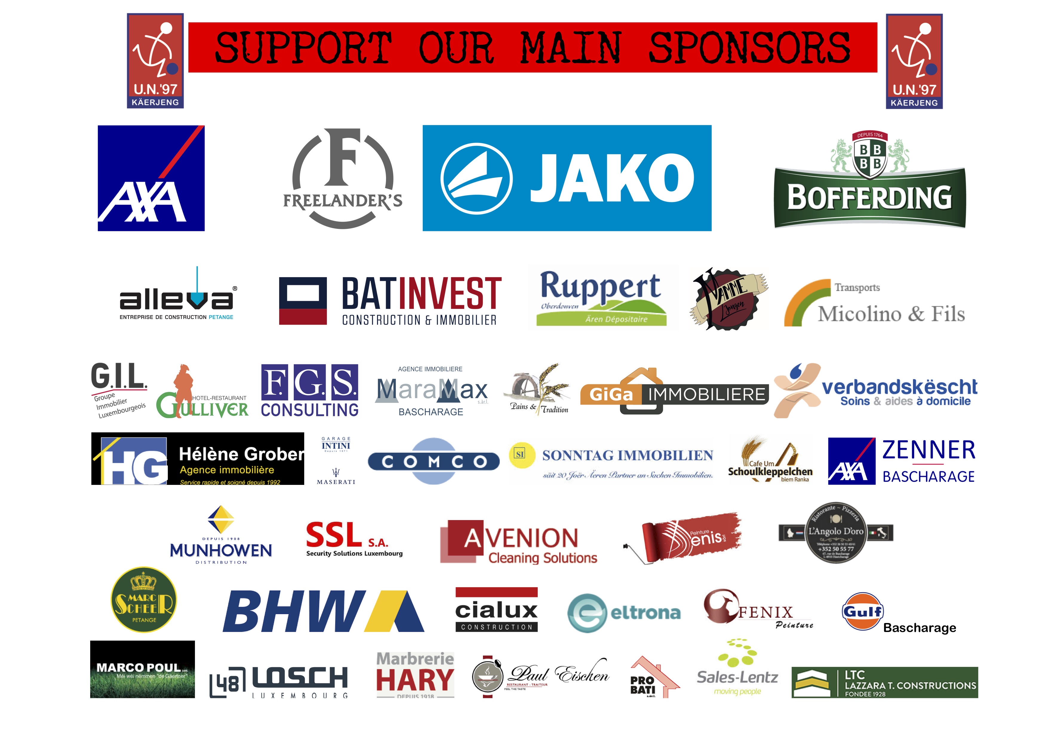 *** SUPPORT OUR SPONSORS ***