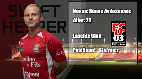 Transfer: Kenan Avdusinovic Transfer: Kenan Avdusinovic