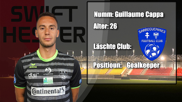 Transfer: Guillaume Cappa Transfer: Guillaume Cappa