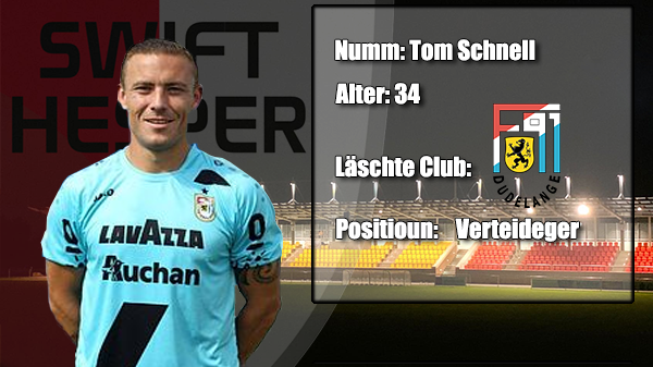 Transfer: Tom Schnell Transfer: Tom Schnell