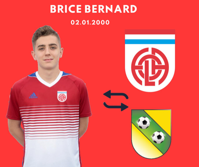 Brice jouera 1 année en promotion d'honneur chez nos voisins de Schifflange: bonne chance Brice