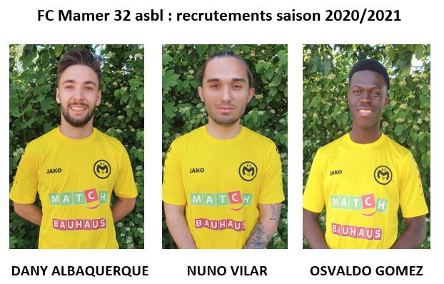 FC Mamer 32: recrutements pour la saison 2020/2021