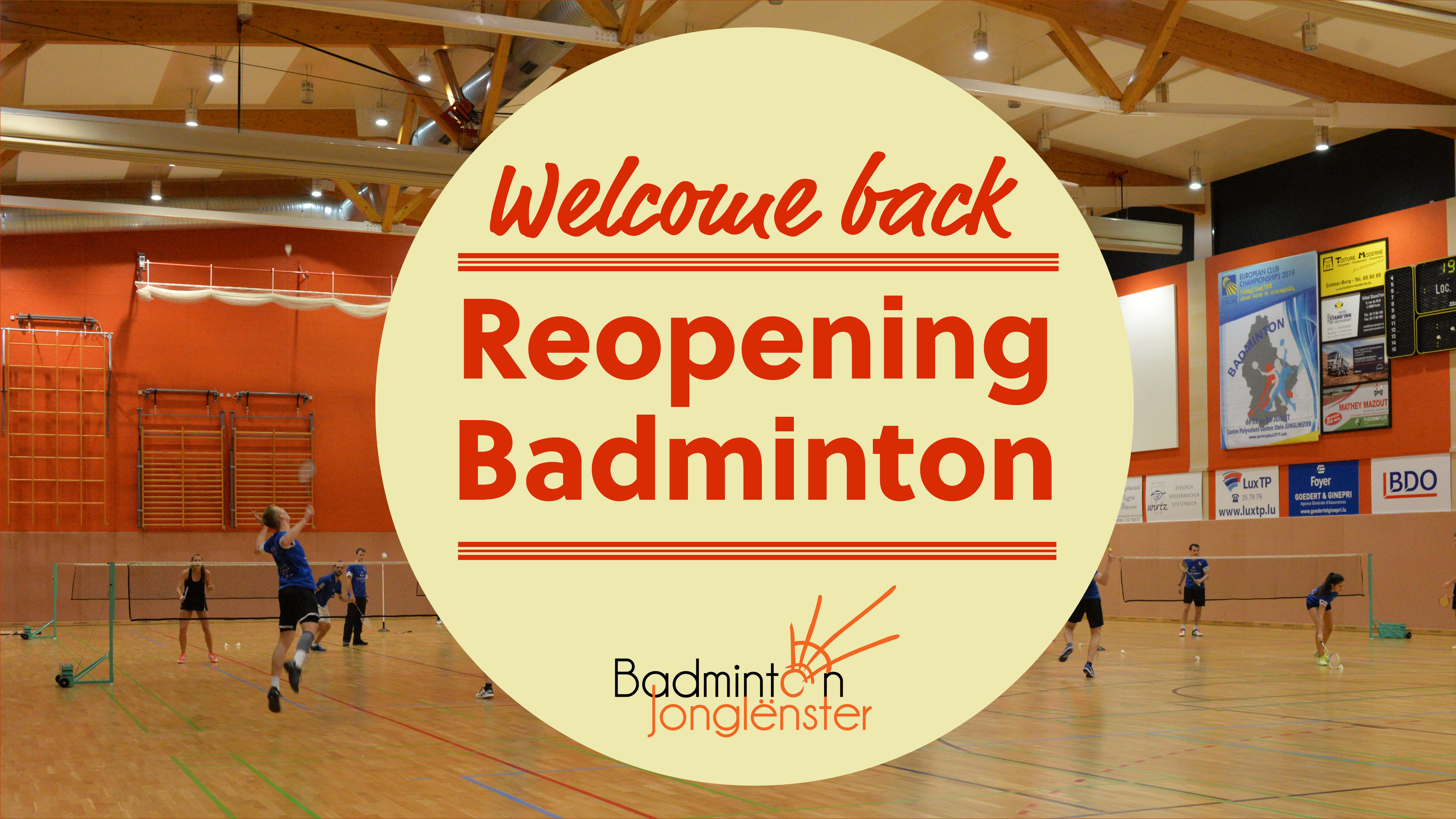Reprise des entrainements de badminton Reprise des entrainements de badminton