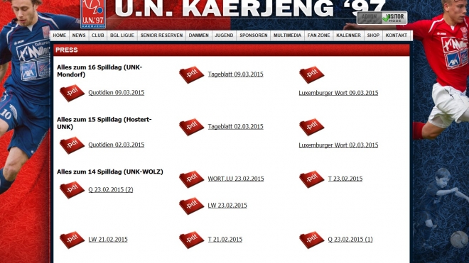 Presseberichter zum 16 Spilldag...