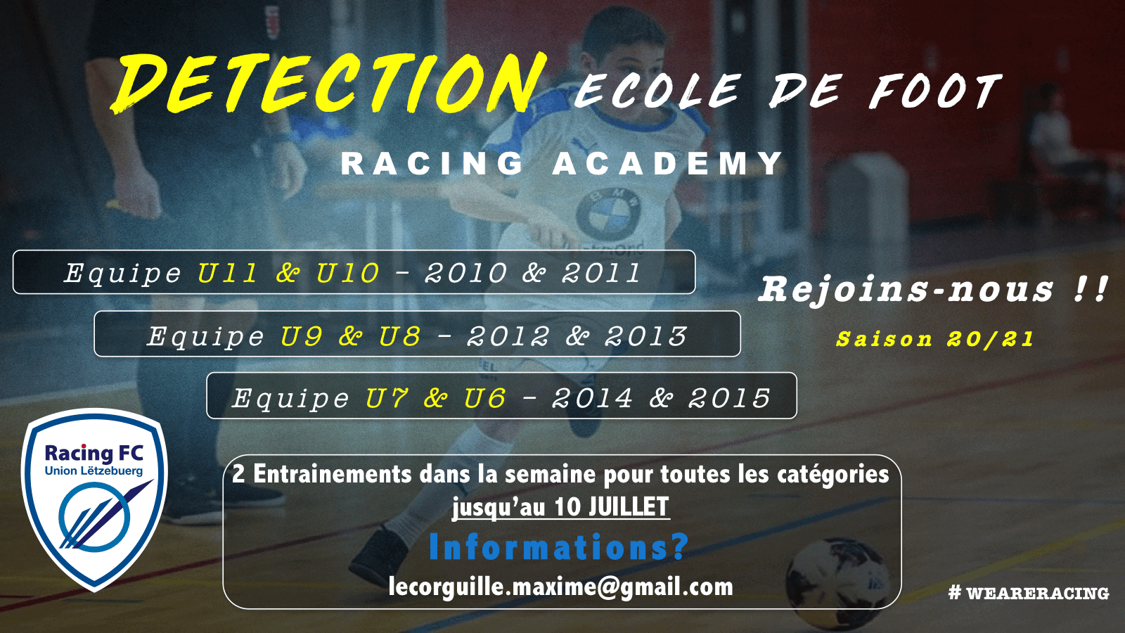 DETECTION - Ecole de Foot DETECTION - Ecole de Foot