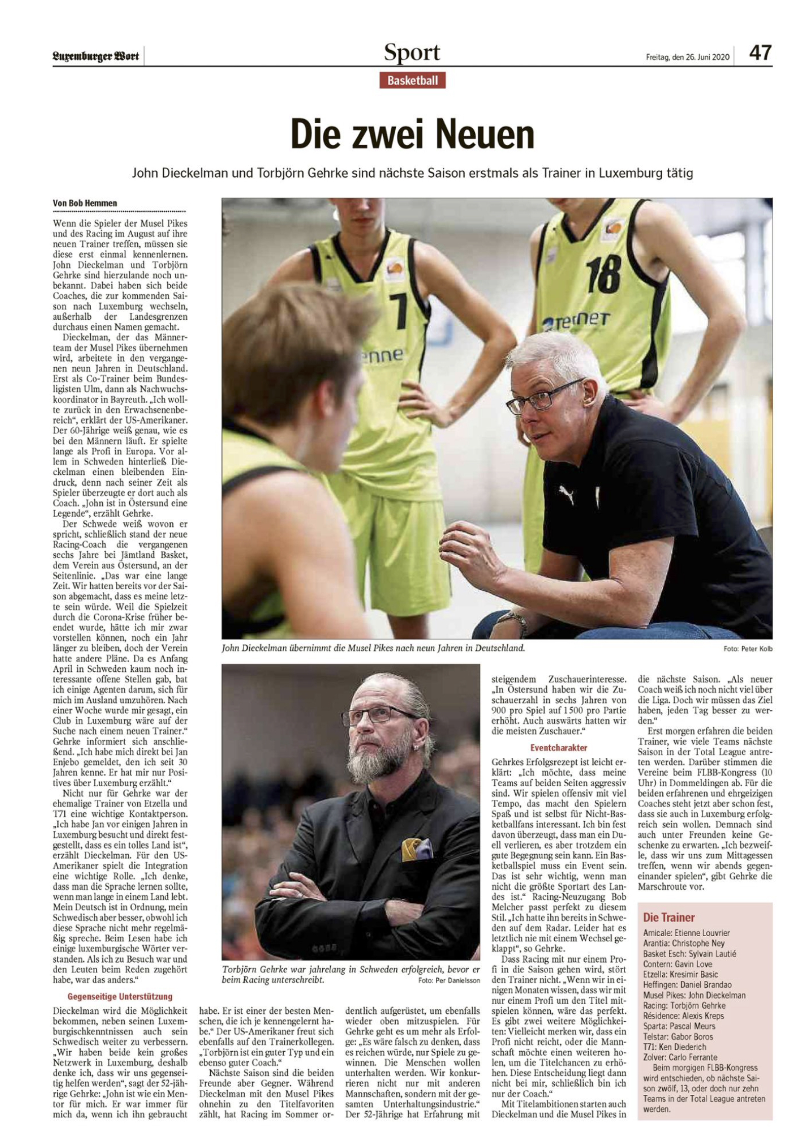 26/06/2020 Luxemburger Wort (Bob Hemmen)