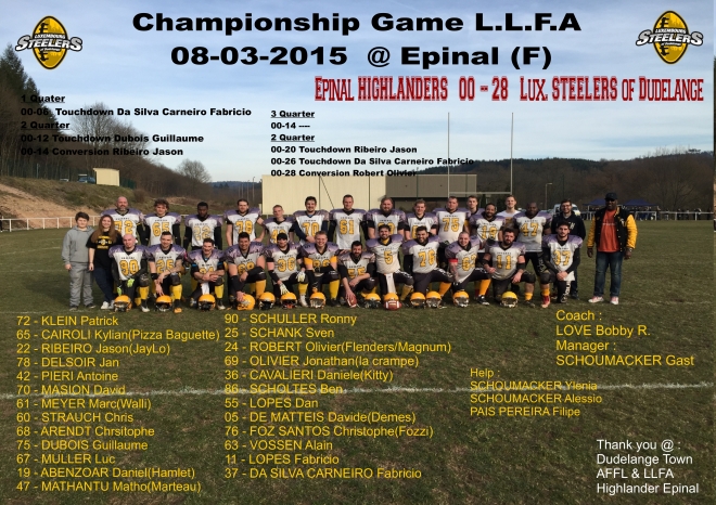 LLFA  Championship Game