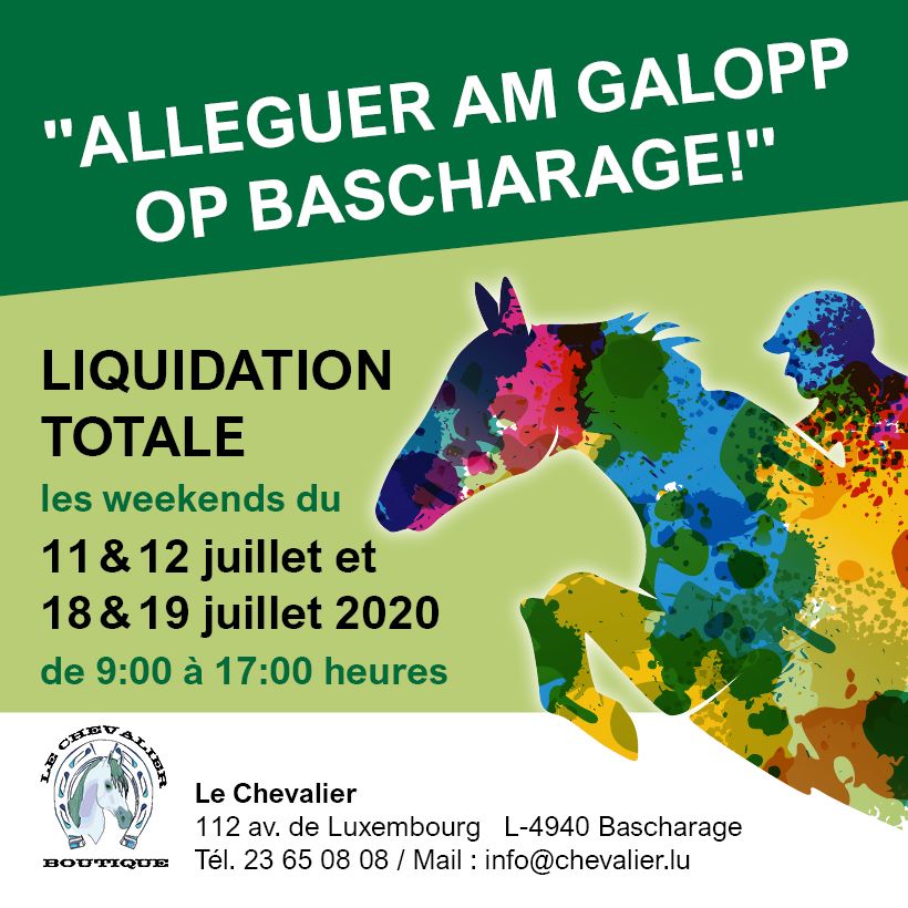 Liquidation 'Boutique Le Chevalier'
