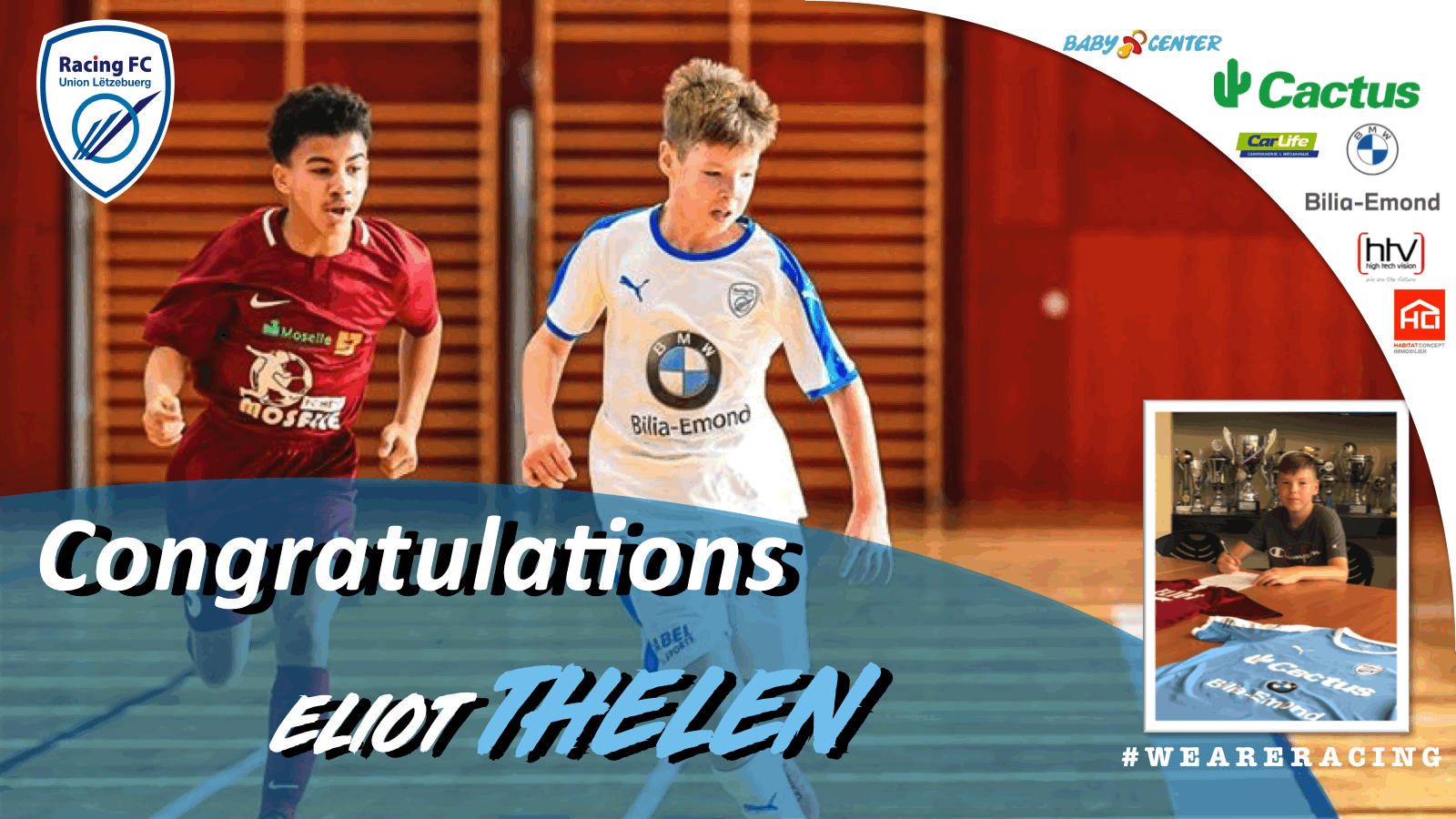 Transfert - ELIOT THELEN au FC Metz Transfert - ELIOT THELEN au FC Metz