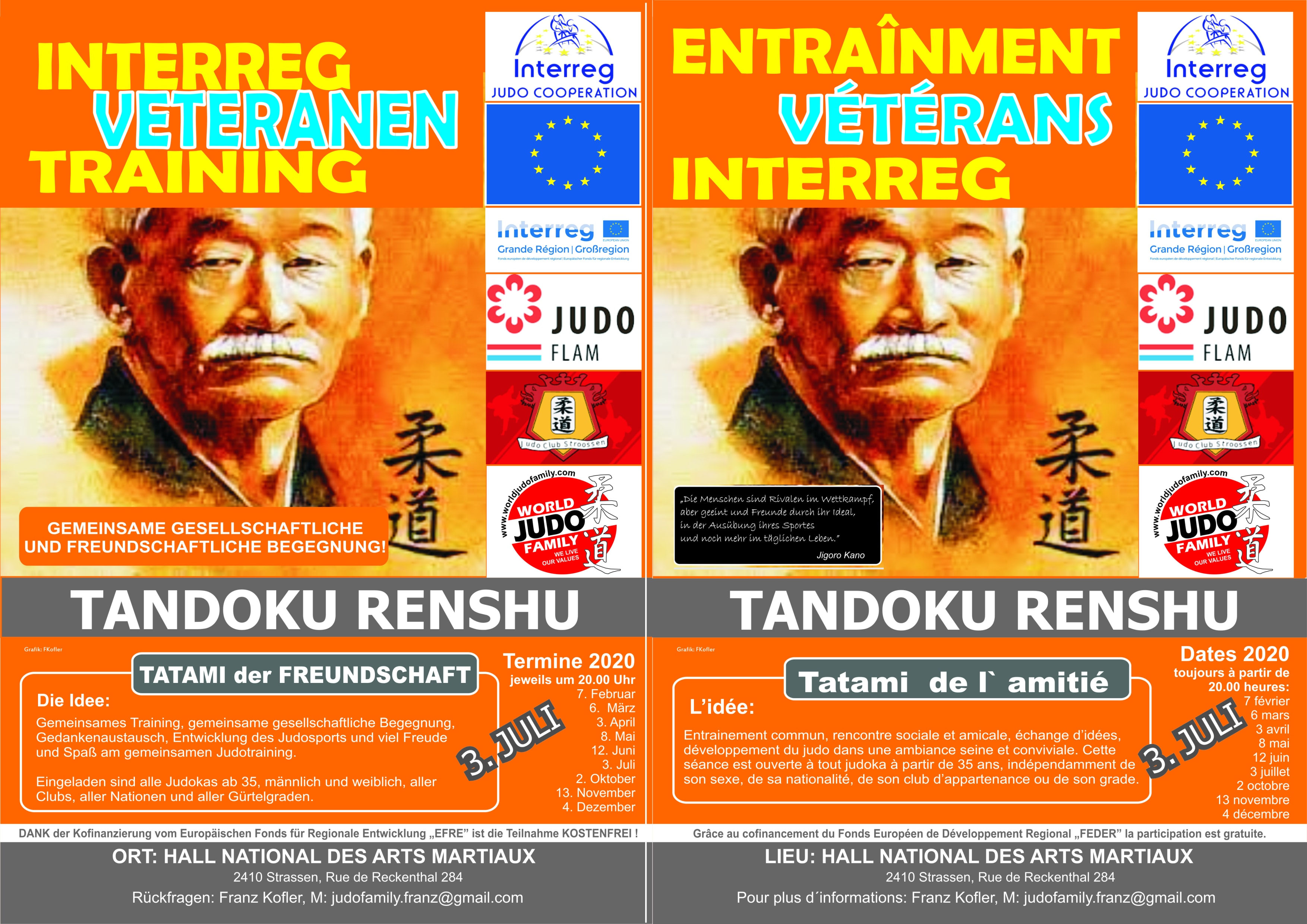 03.07.2020 - Interreg Judo Veteranen Training 03.07.2020 - Interreg Judo Veteranen Training