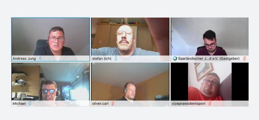 Erfahrungsaustausch und interessante Gespräche beim 1. Online-Stammtisch des SJB