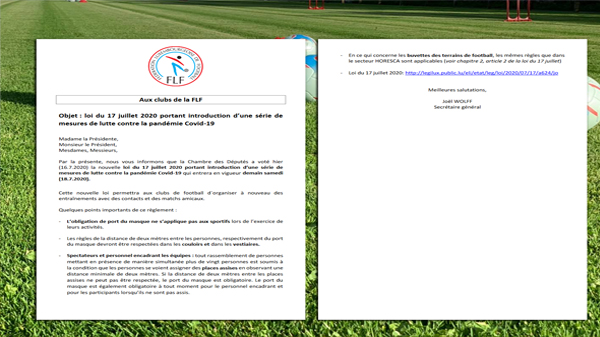 Objet: loi du 17 juillet 2020 portant introduction d’une série de mesures de lutte contre la pandémie Covid-19 Objet: loi du 17 juillet 2020 portant introduction d’une série de mesures de lutte contre la pandémie Covid-19
