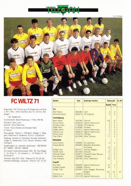 Dem Mulles seng Rubrik: 1994-1995: Die Saison der Tragödien und der Erfolgsserie gegen Favoriten Dem Mulles seng Rubrik: 1994-1995: Die Saison der Tragödien und der Erfolgsserie gegen Favoriten