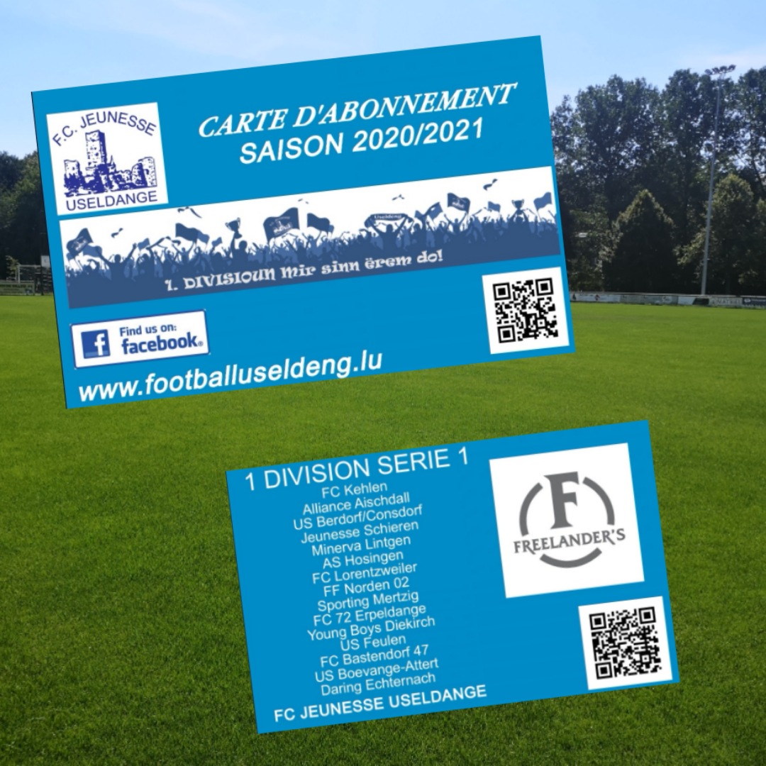 Carte d'abonnement 2020/2021 Carte d'abonnement 2020/2021