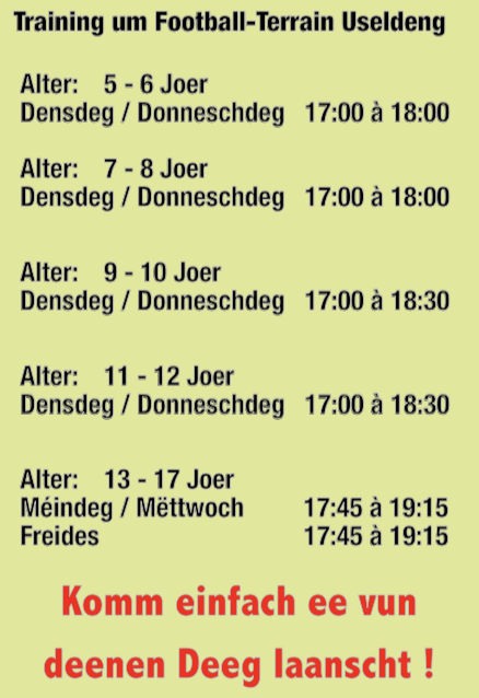 Jugend / Jeunes Jugend / Jeunes