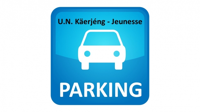 Parking fir dënn Match UNK-Jeunesse... Parking fir dënn Match UNK-Jeunesse...