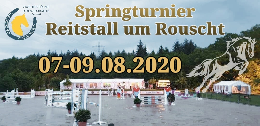 Zeiteinteilung Springturnier Roost 07-09.08.2020