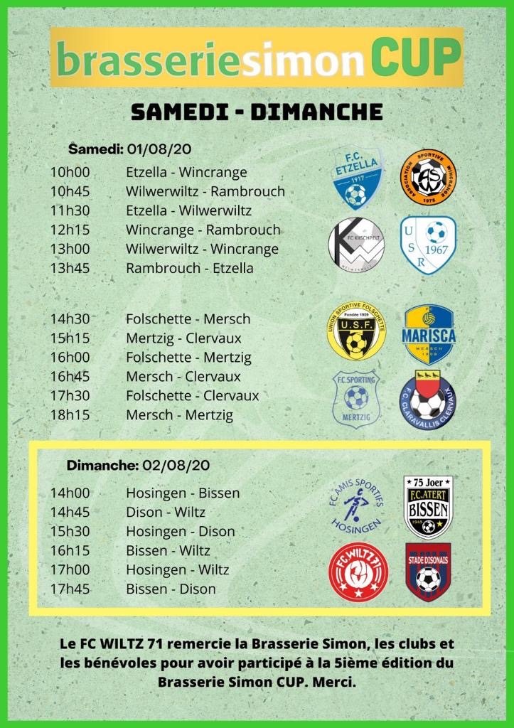 Brasserie Simon Cup zu Woltz