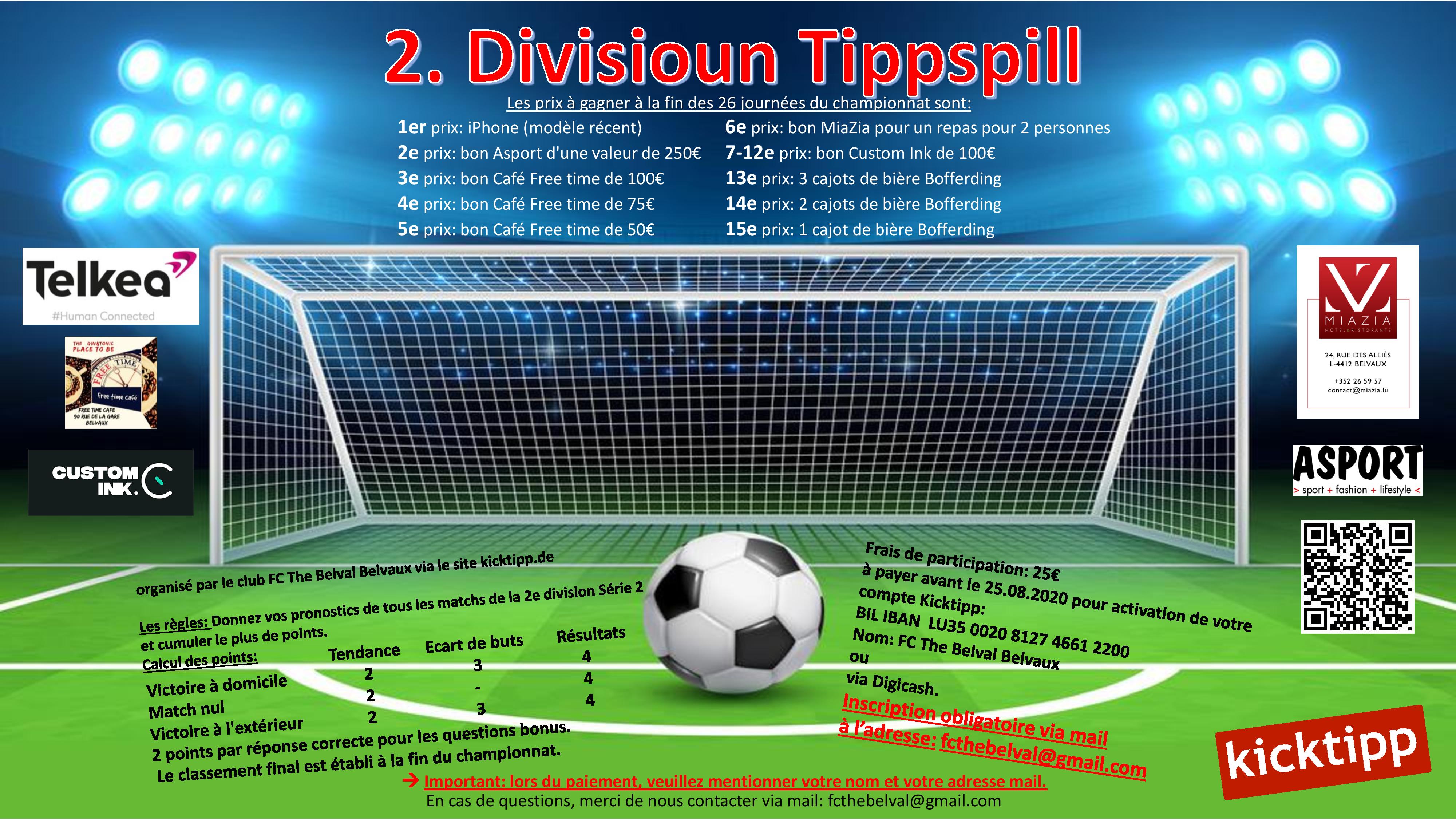 Pronostics Division 2 Série 2