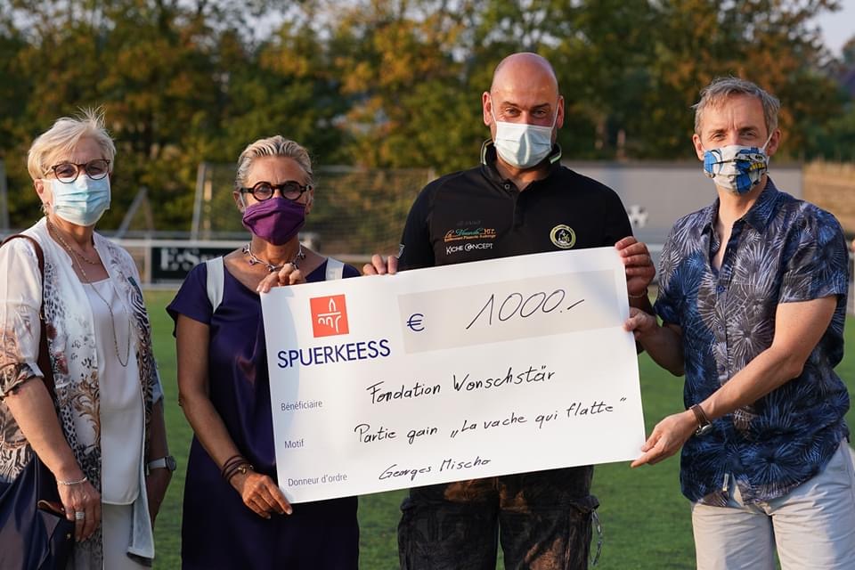 Check Iwwerreechung un Fondatioun Wonschstär