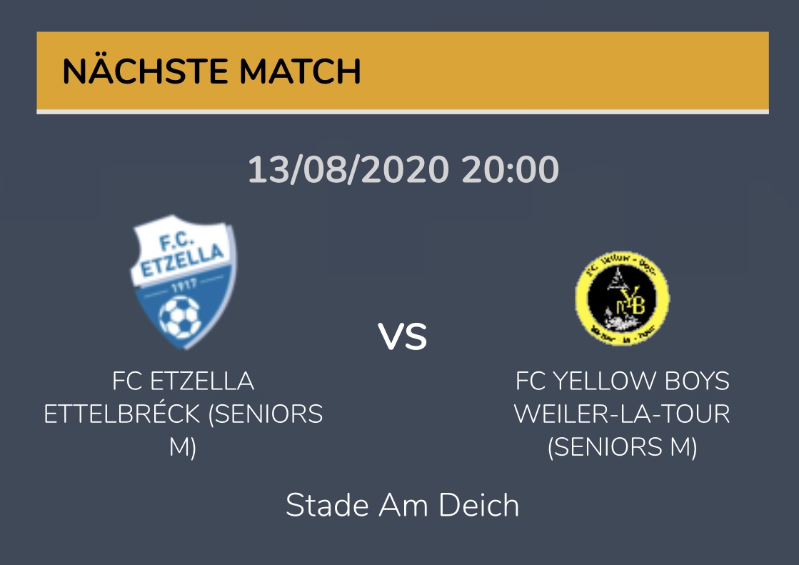 Nächsten Testmatch vun eiser 1 Equipe, dësen Donneschden um 20.00h zu Ettelbréck.