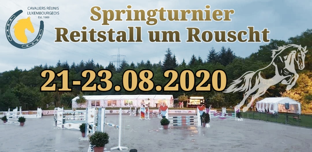 Zeiteinteilung Springturnier Roost 21-23.08.2020