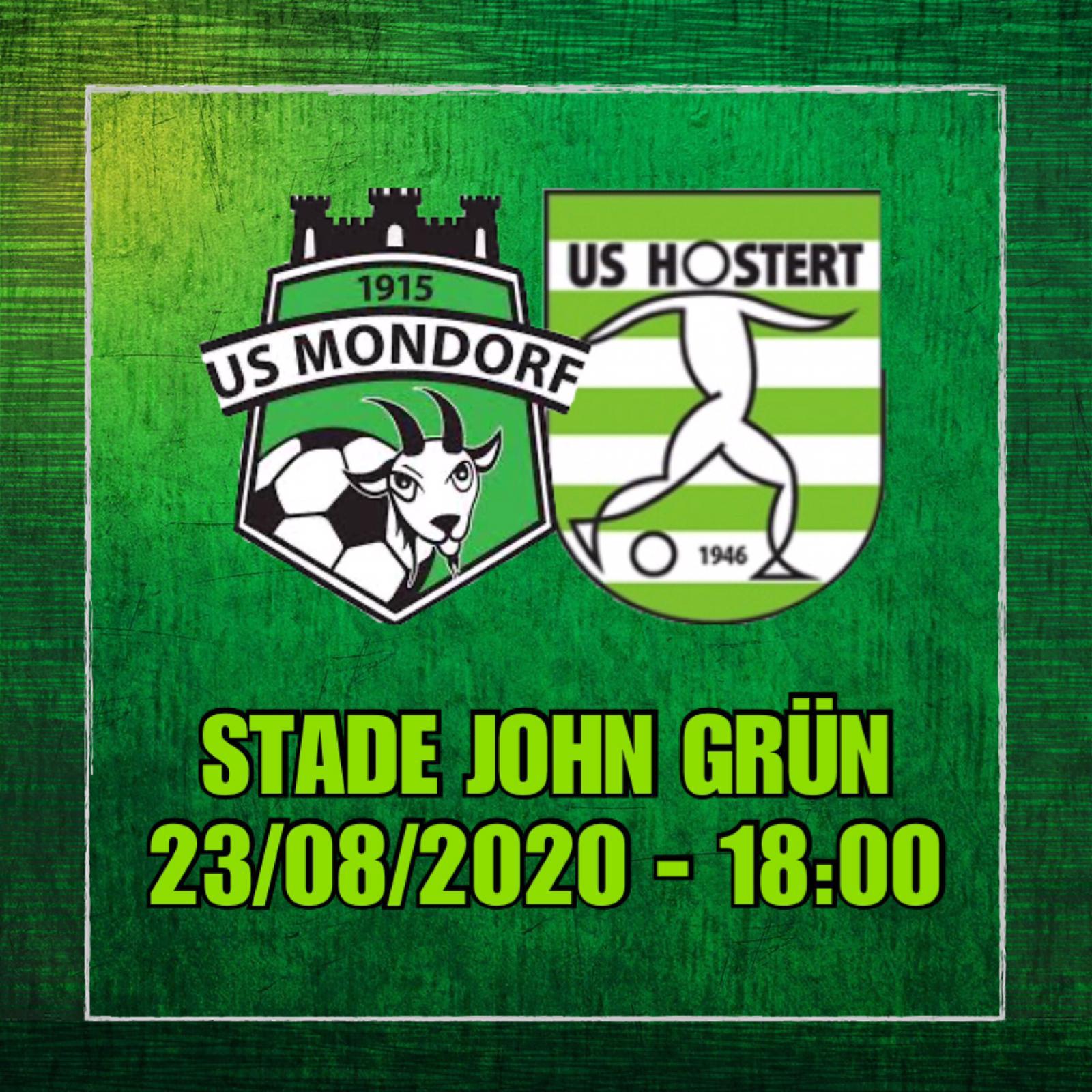US MONDORF - US HOSTERT, 23.8.2020, 18h00 Auer 