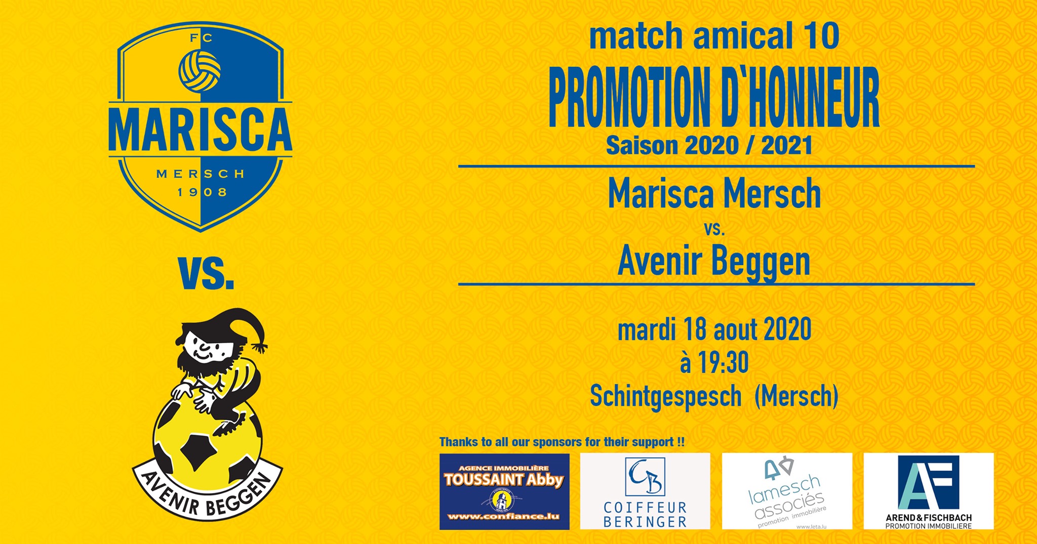Testmatch geint Beggen