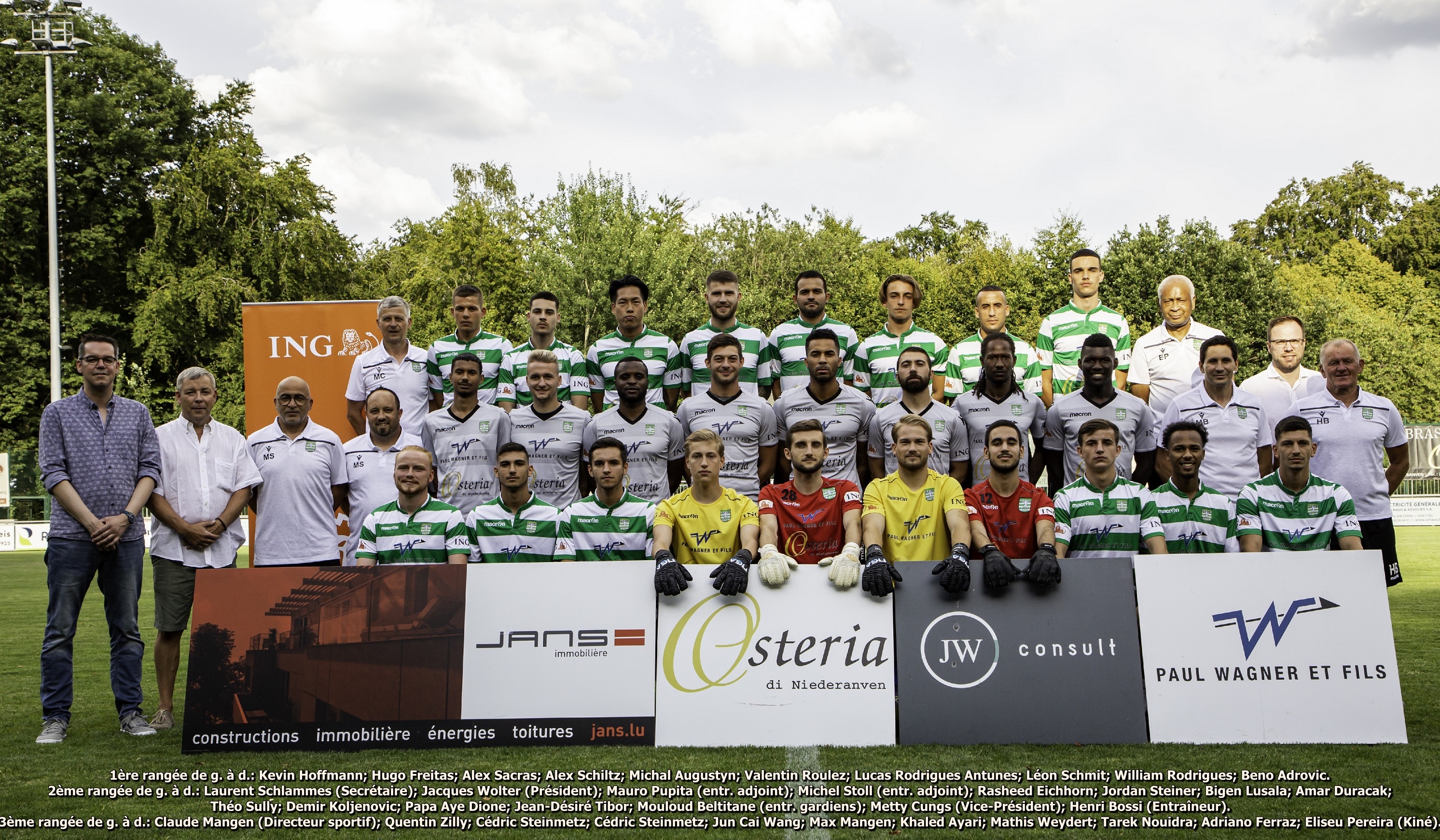 Photo officielle US HOSTERT 2020/21