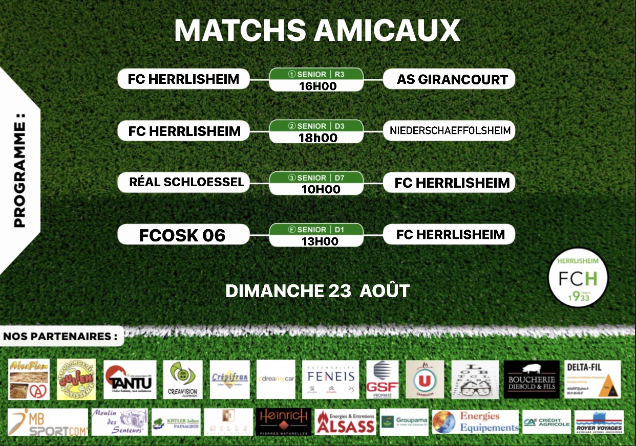 PROGRAMME DU WEEK END 