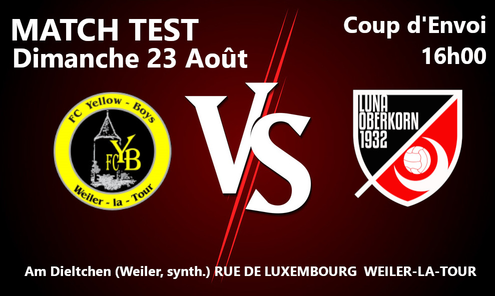Saison 2020 / 2021 Match Test #7