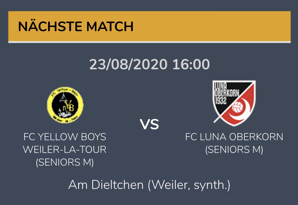 Nächsten Test Match am Dieltchen