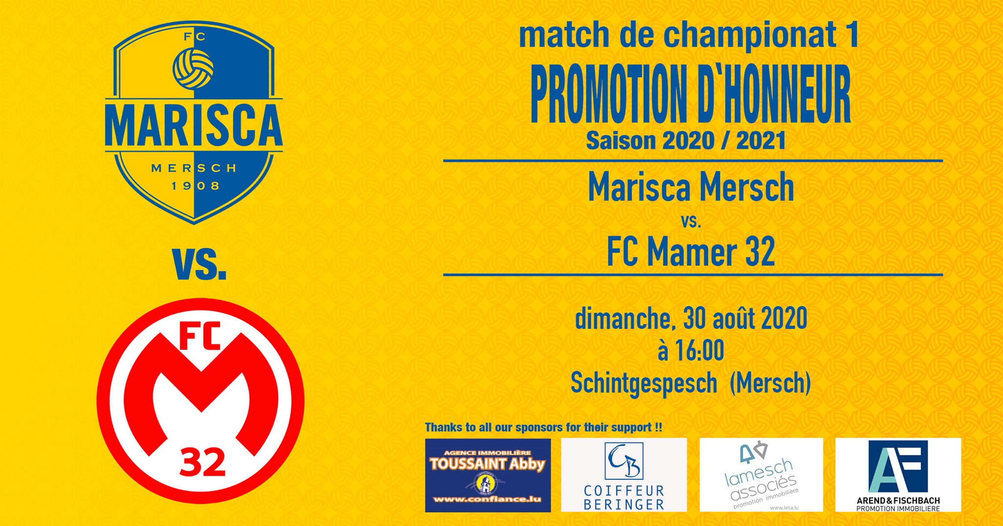 Eierepromotioun Match 1 : FC Marisca - FC Mamer 32