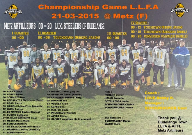 Championship LLFA Réginal