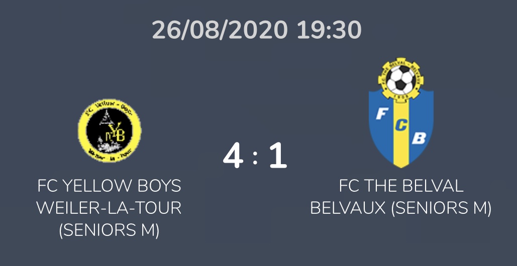 De Pir Schmit (16 Joer) huet säin 1 Goal fir eis Seniors 1 geschoss.