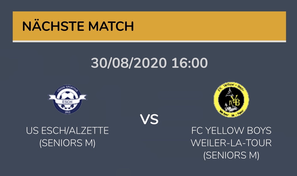 An knapp 5 Stonnen ass et esou weit, den 1 ten Championnats Match vun eiser 1 Equipe...