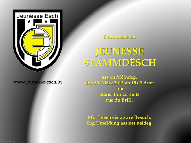Jeunesse Stammdesch