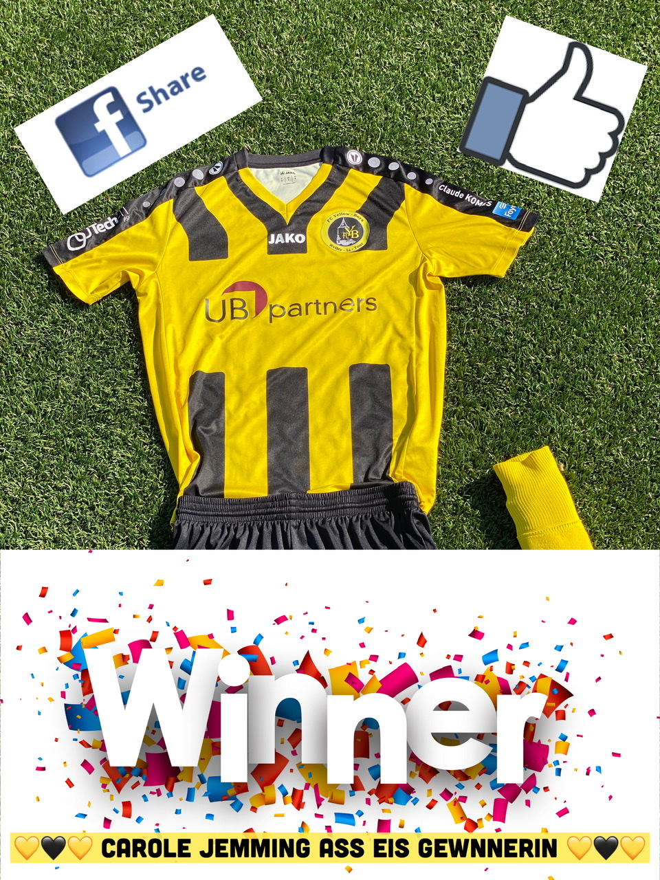 Carole Jemming ass eis Gewennerin