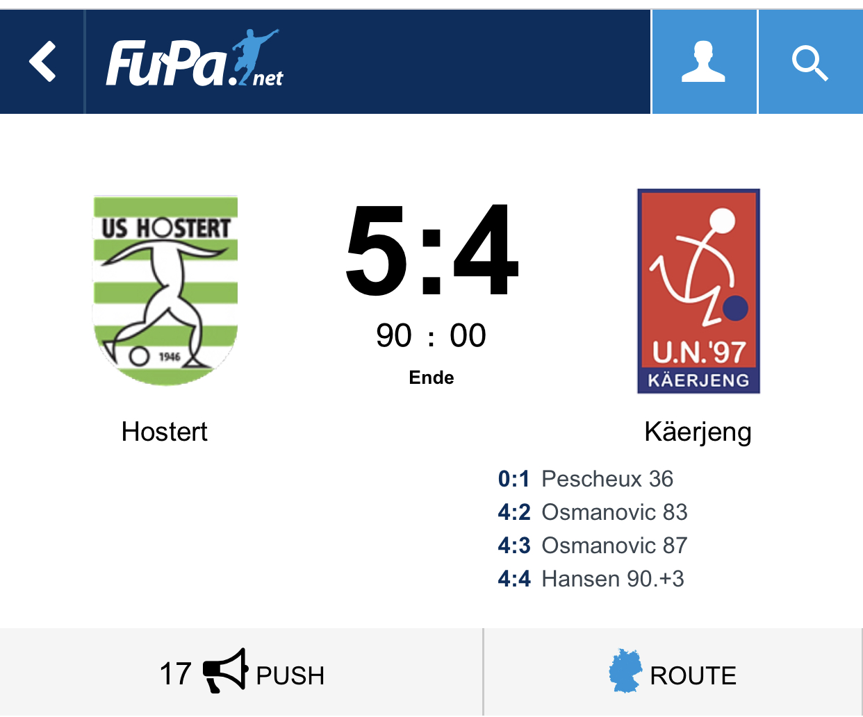 Un vrai Hitchcock à Hostert !