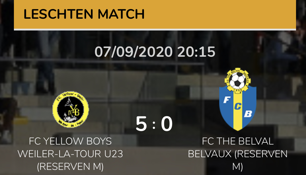 Den Optakt Match souverän gewonnen.