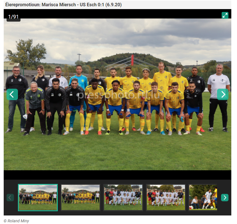 FC Marisca - US Esch : 0 - 1