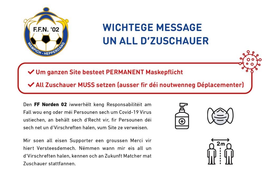 3. Championatsmätsch - 1 Heemmätsch 3. Championatsmätsch - 1 Heemmätsch