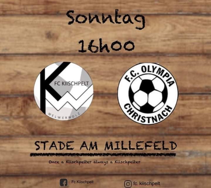 2. SPILLDAG VS FC OLYMPIA CHRISTNACH - 13.09.2020