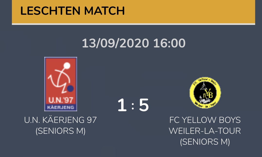 Mat 1-5 war Käerjeng gutt bedéngt