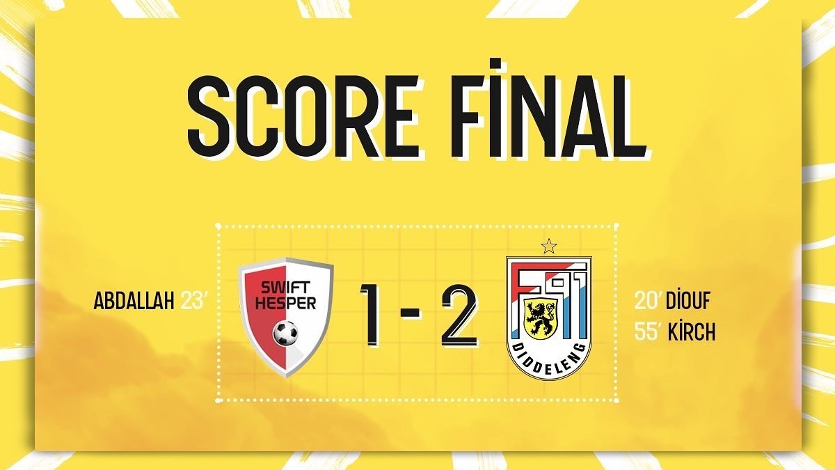 Swift Hesperange - F91 Diddeleng