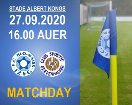 MATCHDAY: IZEG VS. GRÉIWEMAACHER