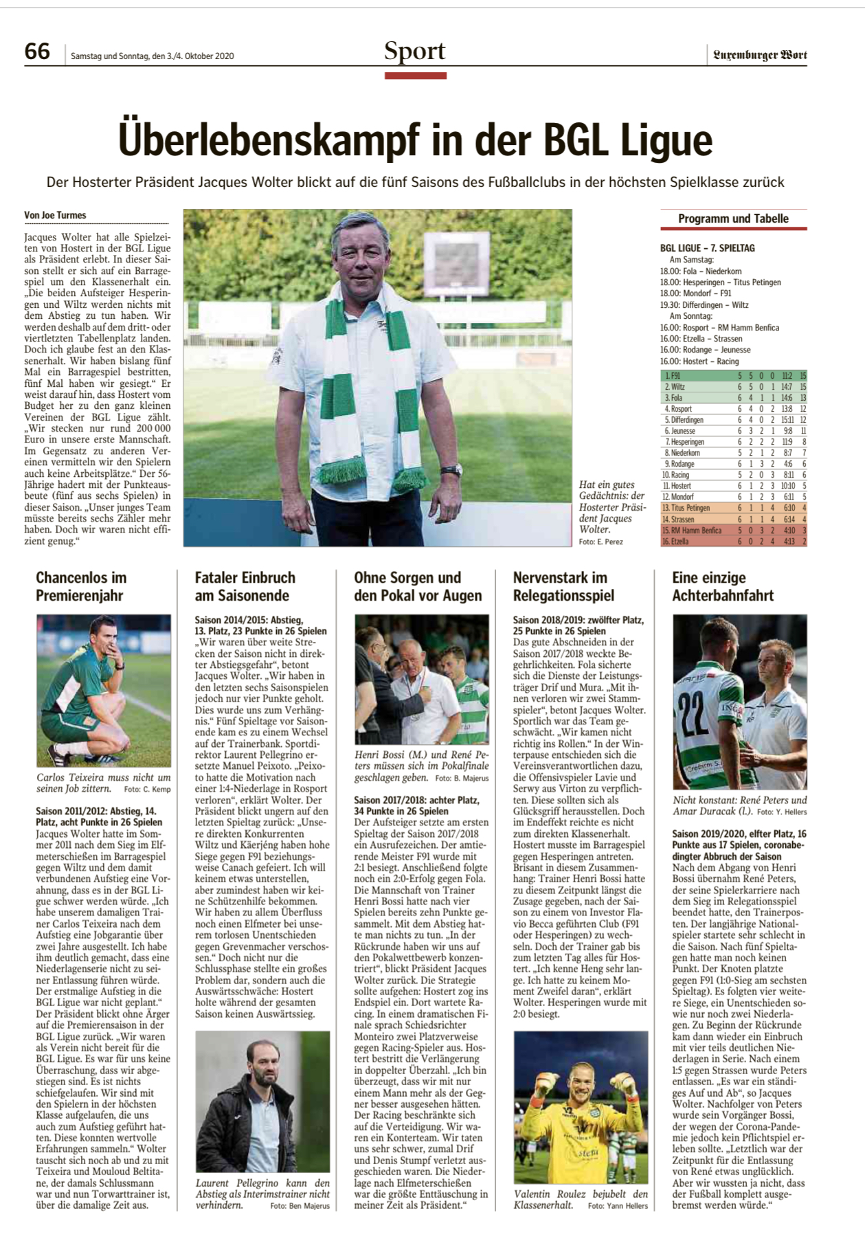 Retro haut am WORT iwer 5 Saisons BGL-Ligue vum USH