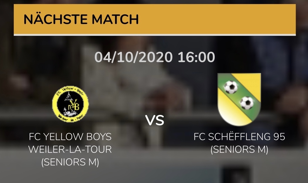 Muer ass schonn erëm de nächste Match am Dieltchen...